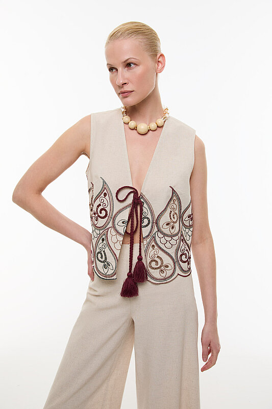 Brode Yelek Standart Renk - Roman