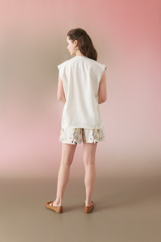 T-Shirt Ekru - Roman (1)