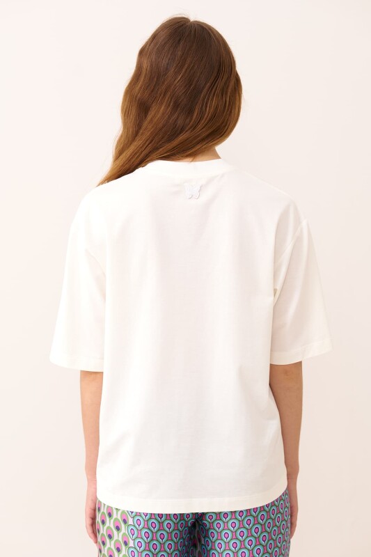 T-Shirt Ecru - Roman (1)