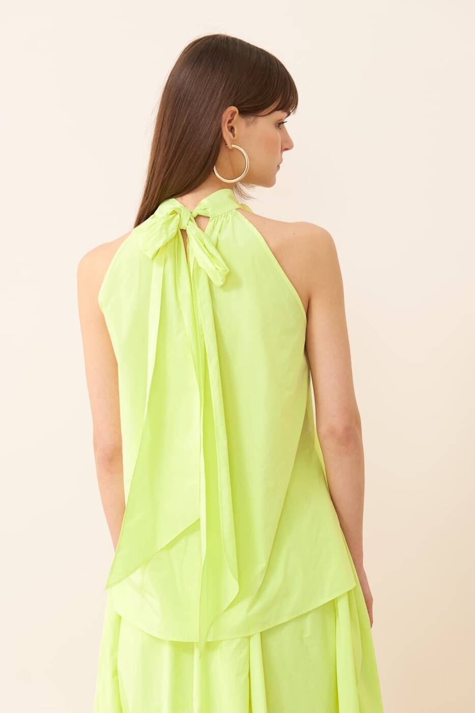 Taffeta Blouse Yellow - 2