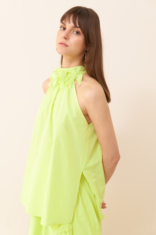 Taffeta Blouse Yellow - 6