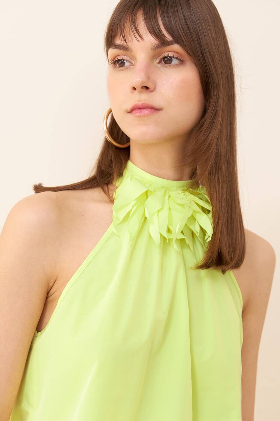 Taffeta Blouse Yellow - 5