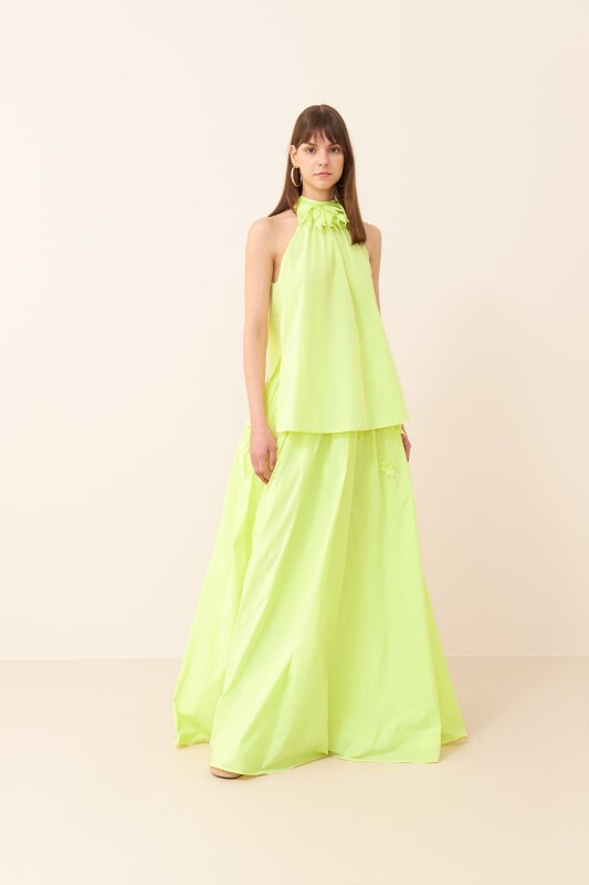 Taffeta Blouse Yellow - 4