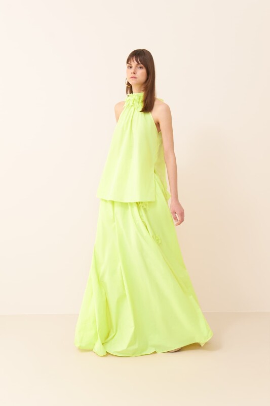 Taffeta Blouse Yellow - 3