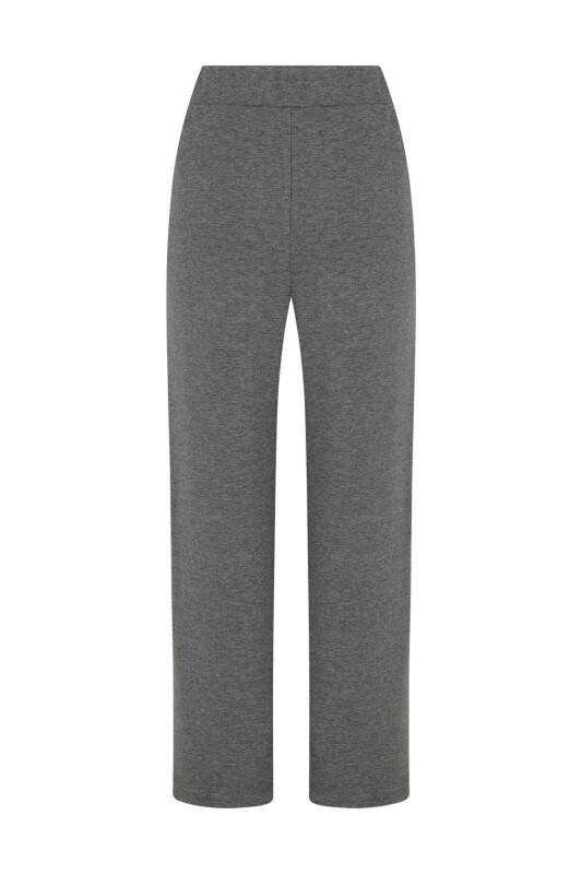  Taş Detaylı Kadın Eşofman Altı Gri - 5