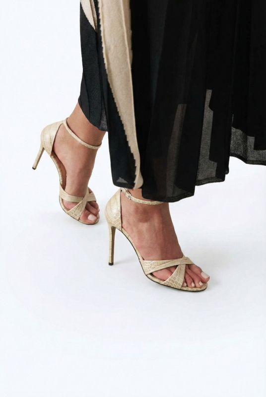 Heeled Shoes Beige - 3