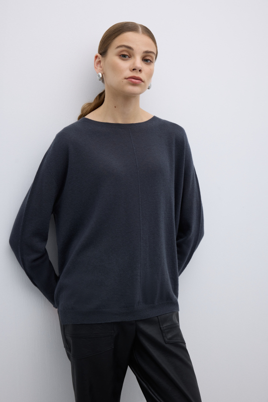 Yün Karışımlı Triko Antrasit - 4