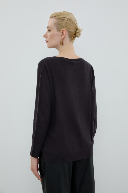 Yün Karışımlı Triko Kahve - 2