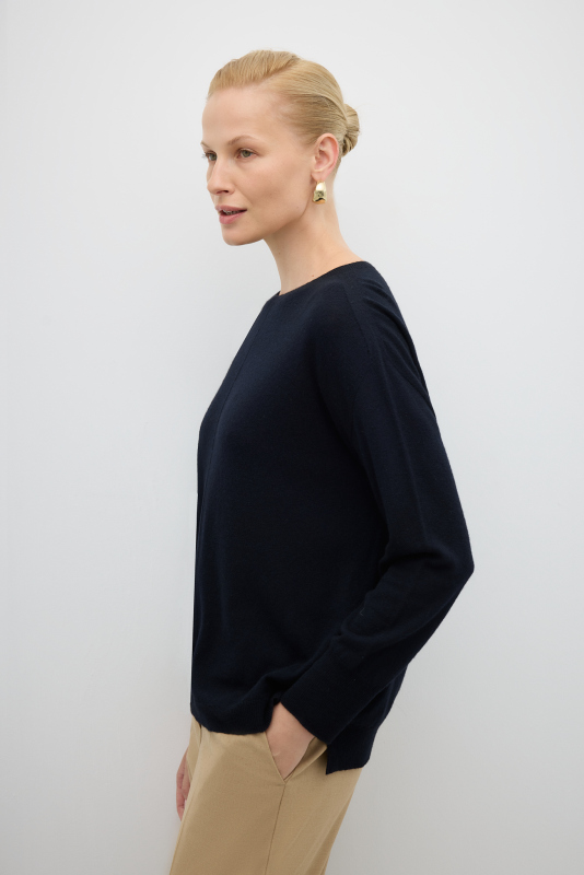 Yün Karışımlı Triko Siyah - 5