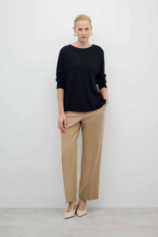 Yün Karışımlı Triko Siyah - 3