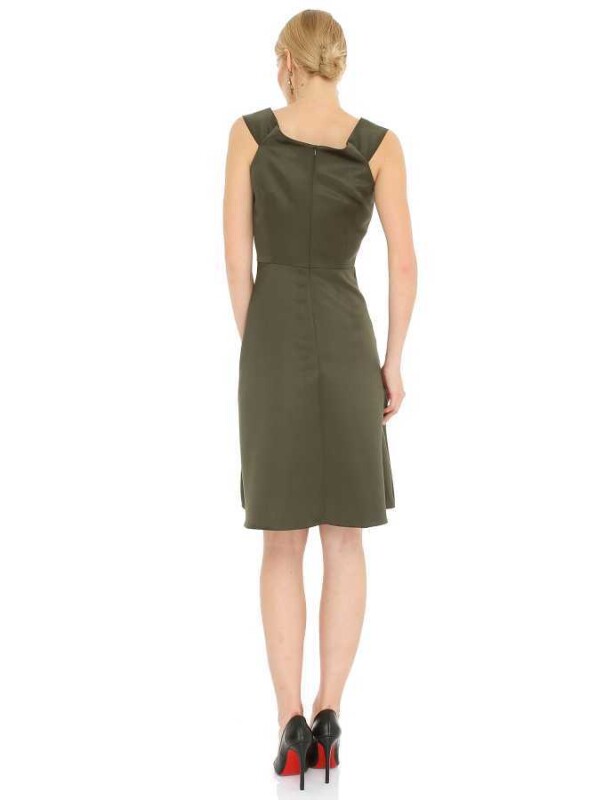 Strappy Mini Dress Khaki - Roman (1)