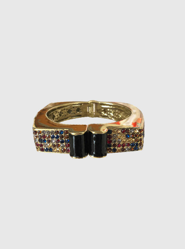 Stone Bracelet Black-Gold - Roman