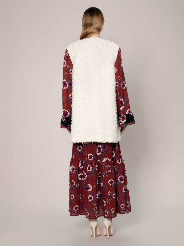 Woolen Vest Ecru - Roman (1)