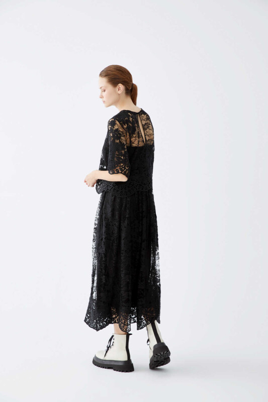  Lace Detailed Maxi Dress Original - Roman (1)
