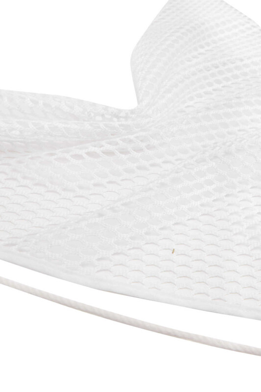 Net Patterned Scarf White - Roman (1)
