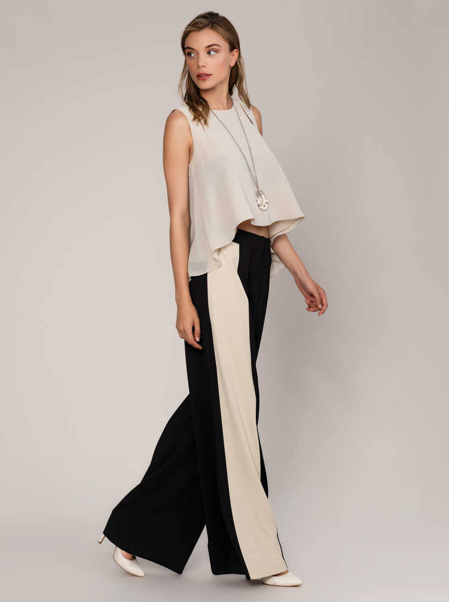 Kumaş Detaylı Pantolon Standart Renk - 4