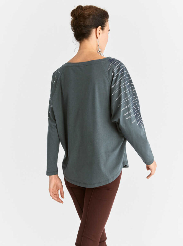  Kol İşlemeli Kadın Sweatshirt Standart Renk - Roman (1)