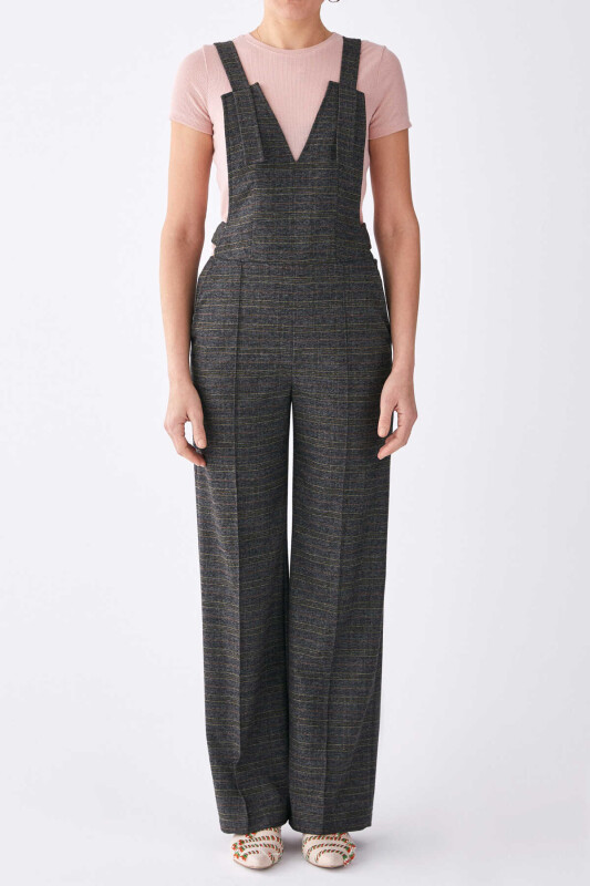Plaid Womens Jumpsuit Original - Roman