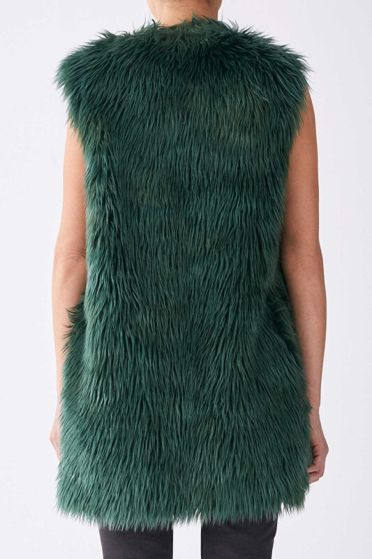 Feather Womens Vest Green - Roman (1)