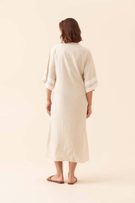 Belden Bağlamalı Kimono Standart Renk - Roman (1)