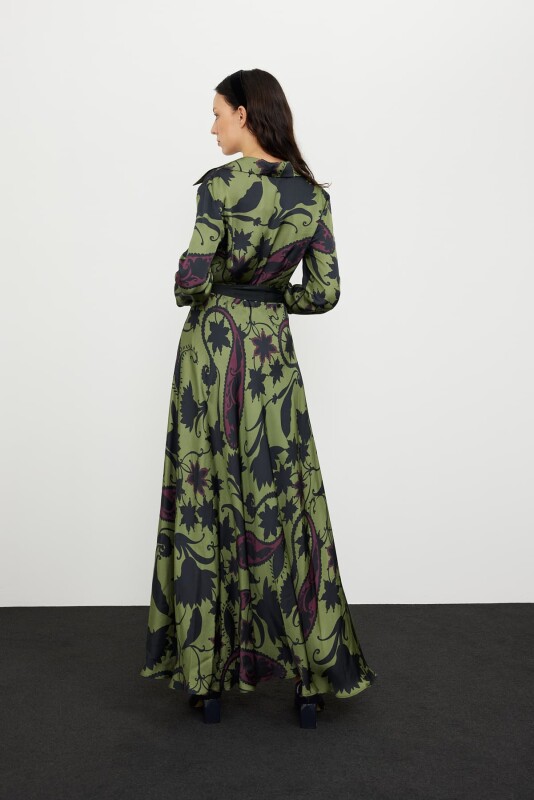 Waist Belted Maxi Dress Original - Roman (1)