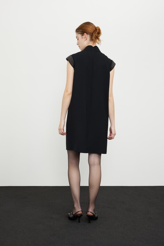 Crepe Dress Black - Roman (1)