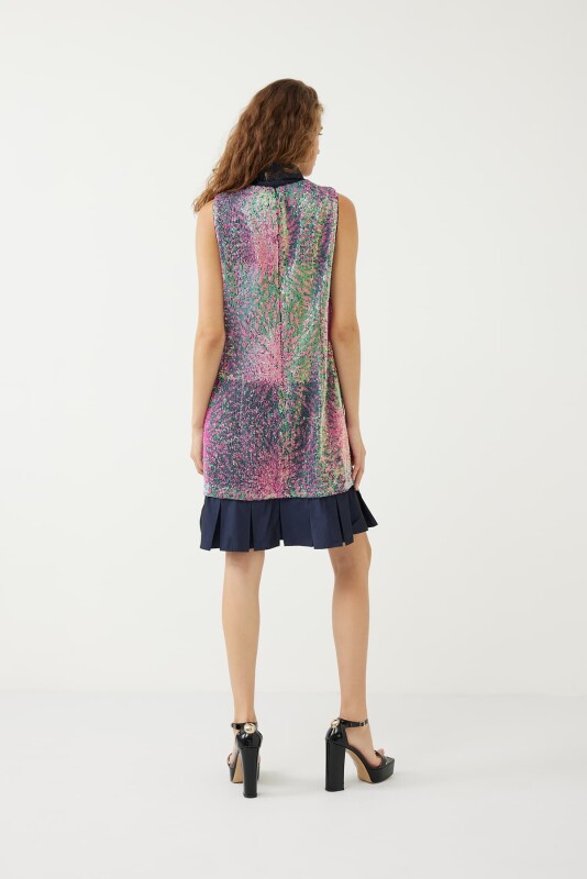 Sequined Sleeveless Dress Original - Roman (1)