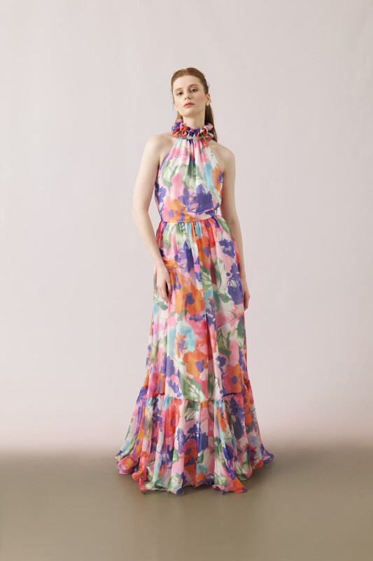 Silk Maxi Dress Original - Roman