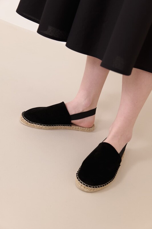 Espadril Ayakkabı Siyah - Roman (1)