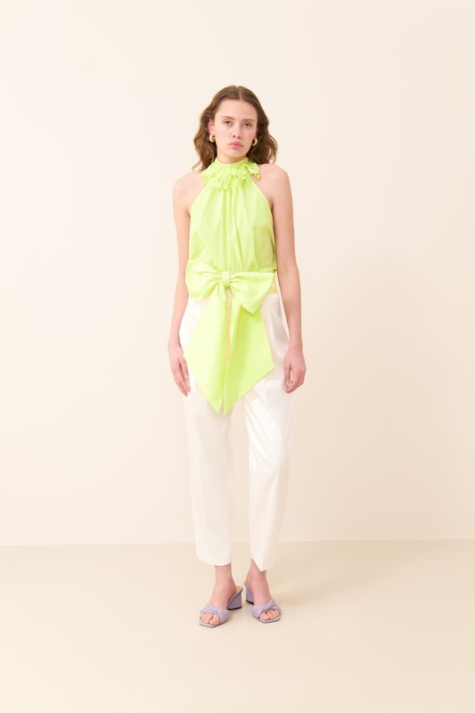 Taffeta Sash Yellow - Roman (1)