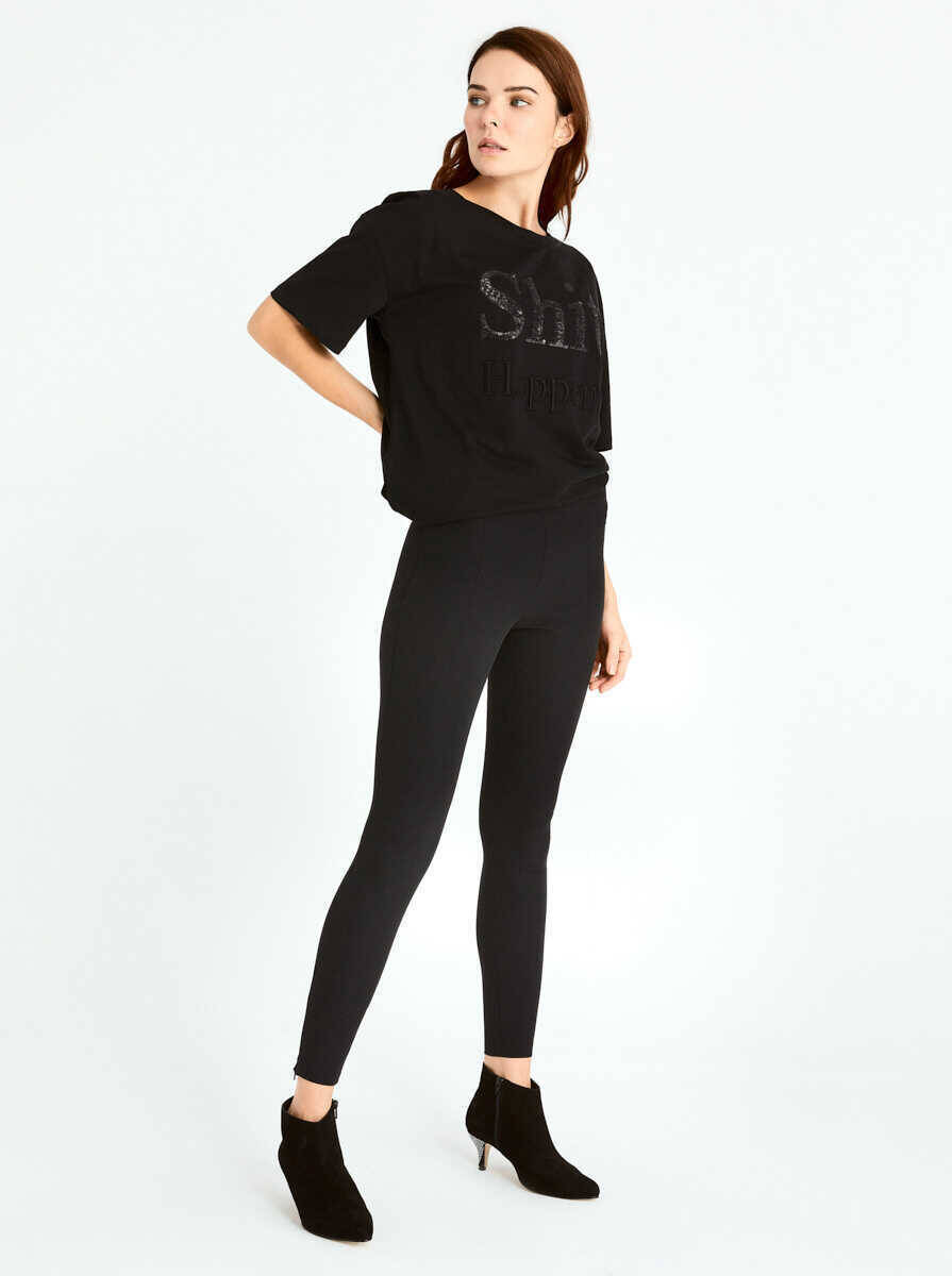 Skinny Kadın Pantolon Siyah - 4