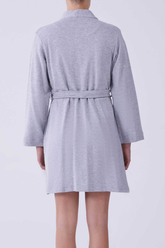 Nazar Boncuklu Kimono Gri - Roman (1)