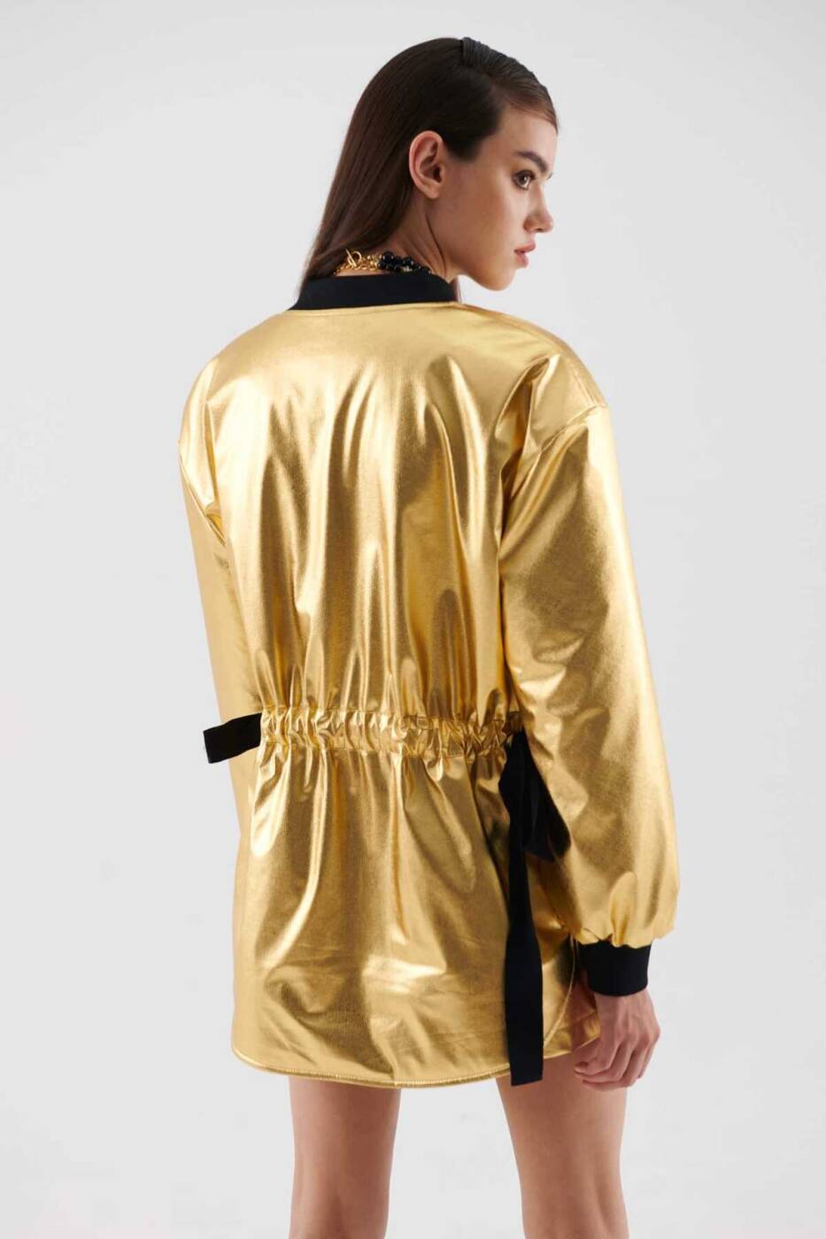 Cepli Kadın Mont Gold - 2