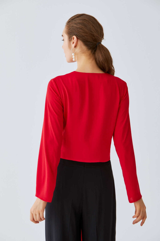  Belted Tunic Red - Roman (1)