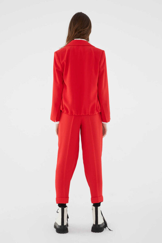 Havuç Model Pantolon Kırmızı - 2