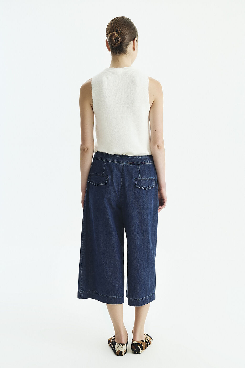 Denim Bermuda Lacivert - 2