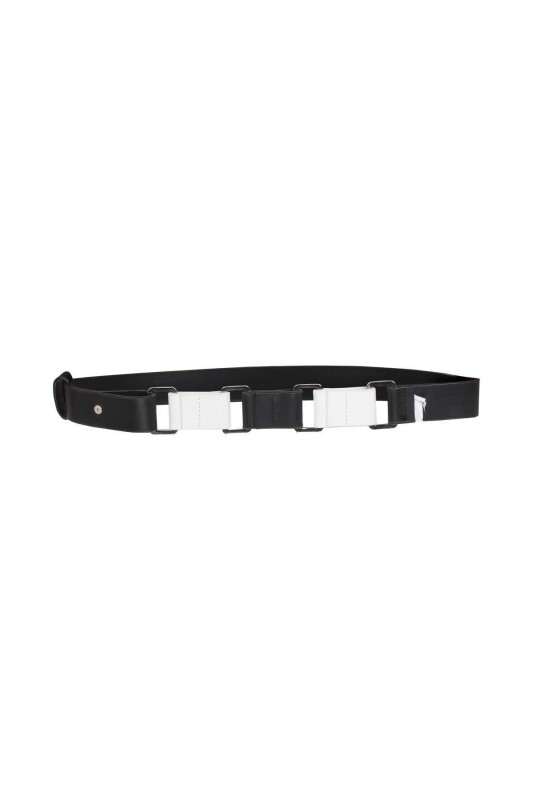Color Block Belt Black-White - Roman (1)