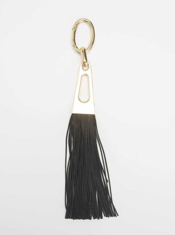 Tasseled Gold Womens Bag Accessory Gold - Roman
