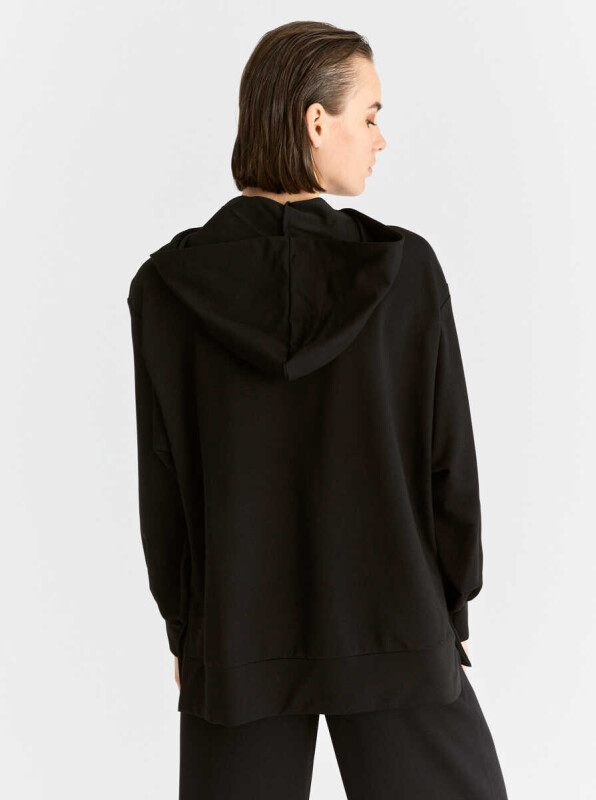  Kapüşonlu Ve Payetli Kadın Sweatshirt - 2