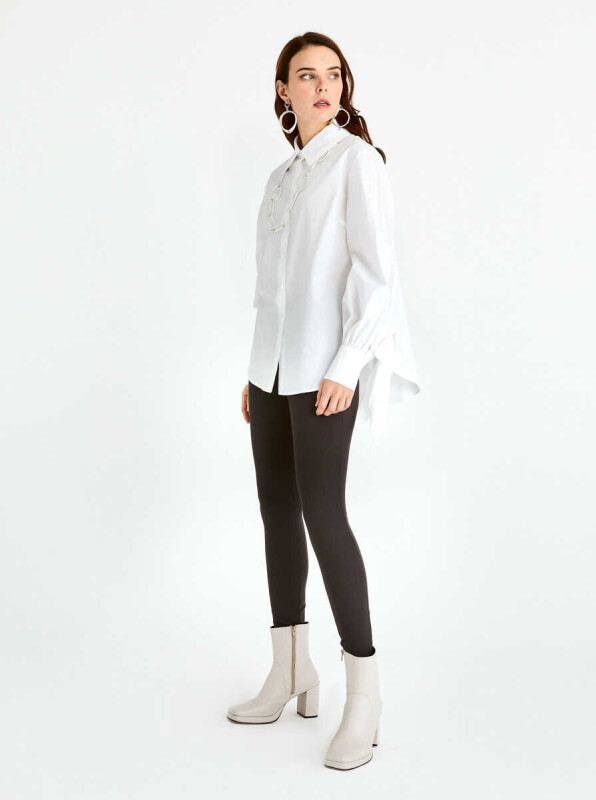 Skinny Kadın Pantolon Acı Kahve - 3