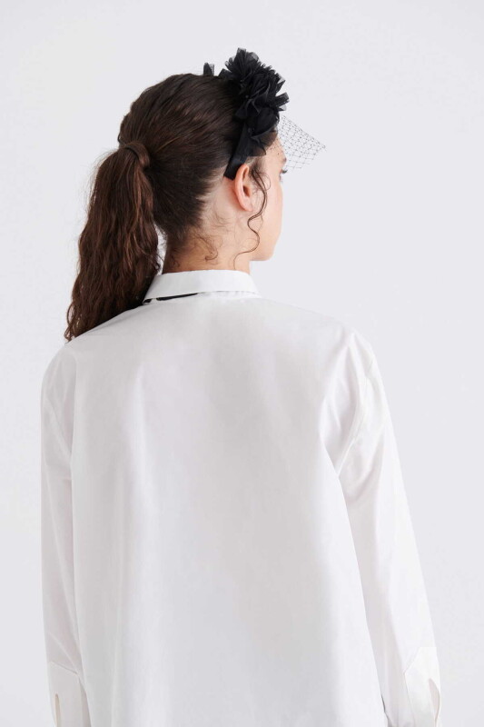 Ruffle Shirt White - Roman (1)