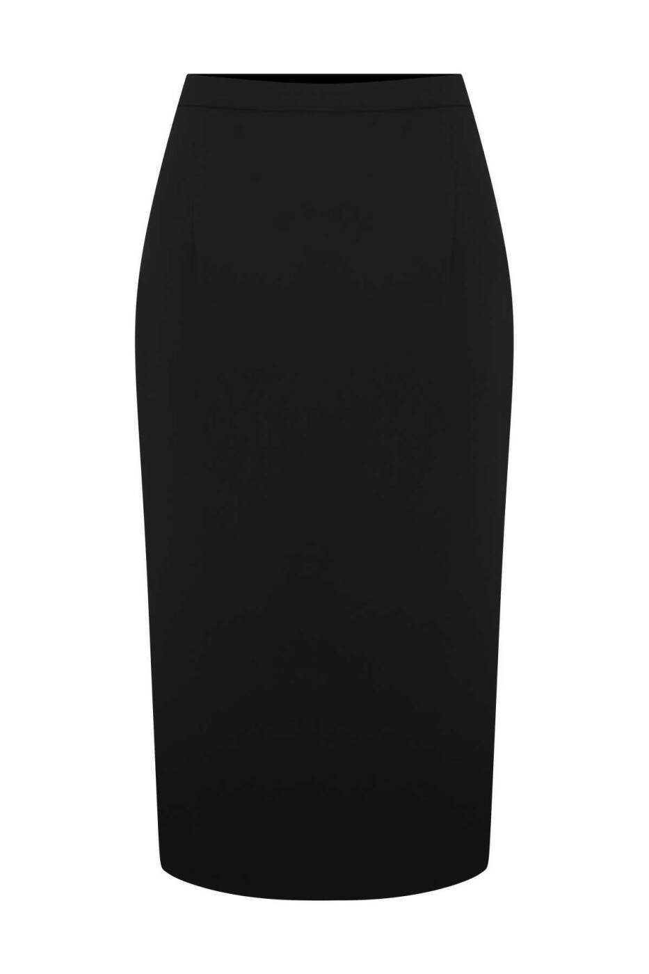 Krep Midi Etek Siyah - 4