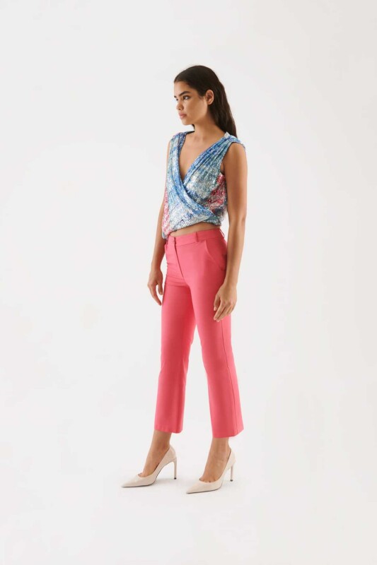 Cepli Kadın Pantolon Pembe - 3