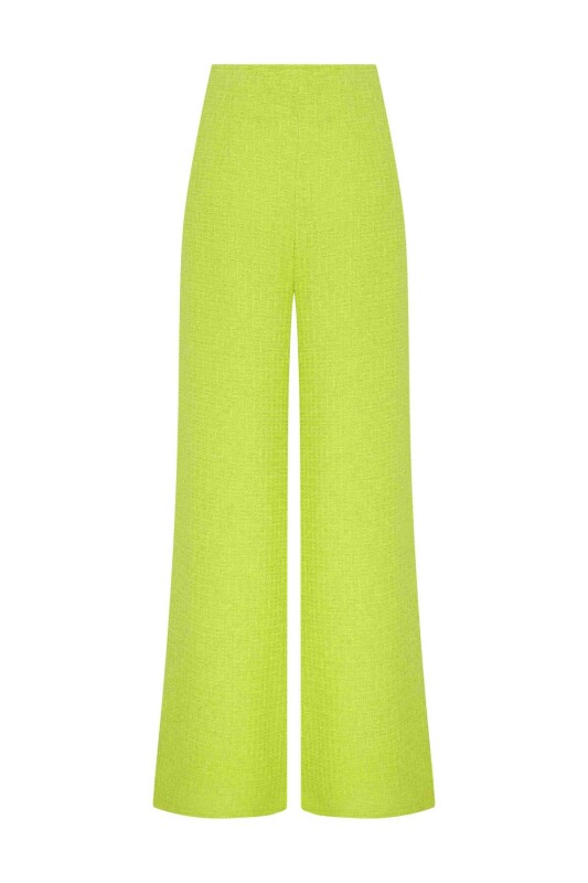 Tüvit Palazzo Kadın Pantolon Yeşil - 5