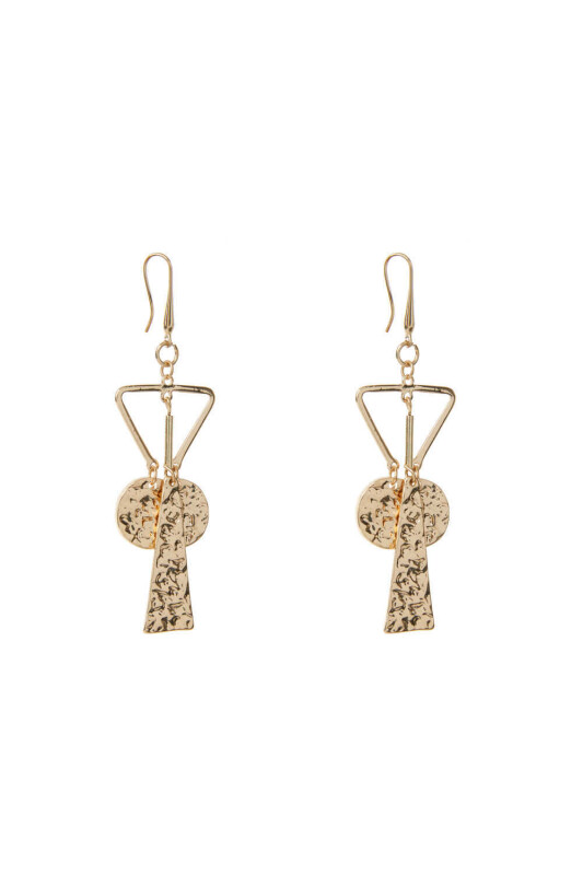 Earrings with Triangle and Circle Detail Original - Roman (1)