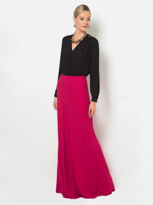  Uzun Etek Fuşya - 4