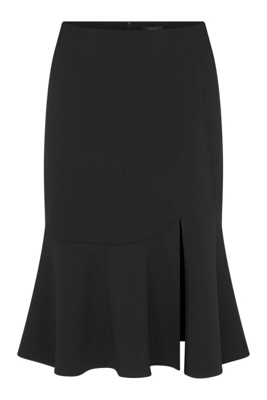  Volanlı Etek Siyah - 4