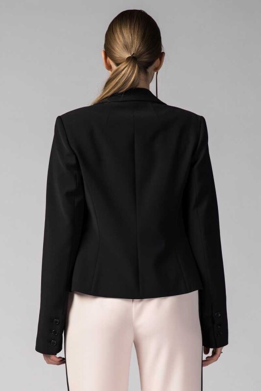 3 Düğmeli Ceket Siyah - 2
