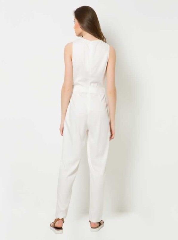 Askılı Tulum Beyaz - 2