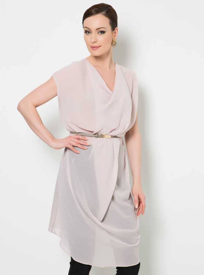 Triko Tunik Mor - 1